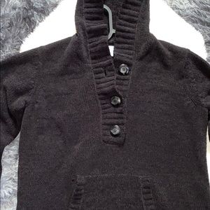 Denver Hayes Sweaters | Denver Hayes Black 3 Botton Soft Hooded Sweater Xl | Poshmark